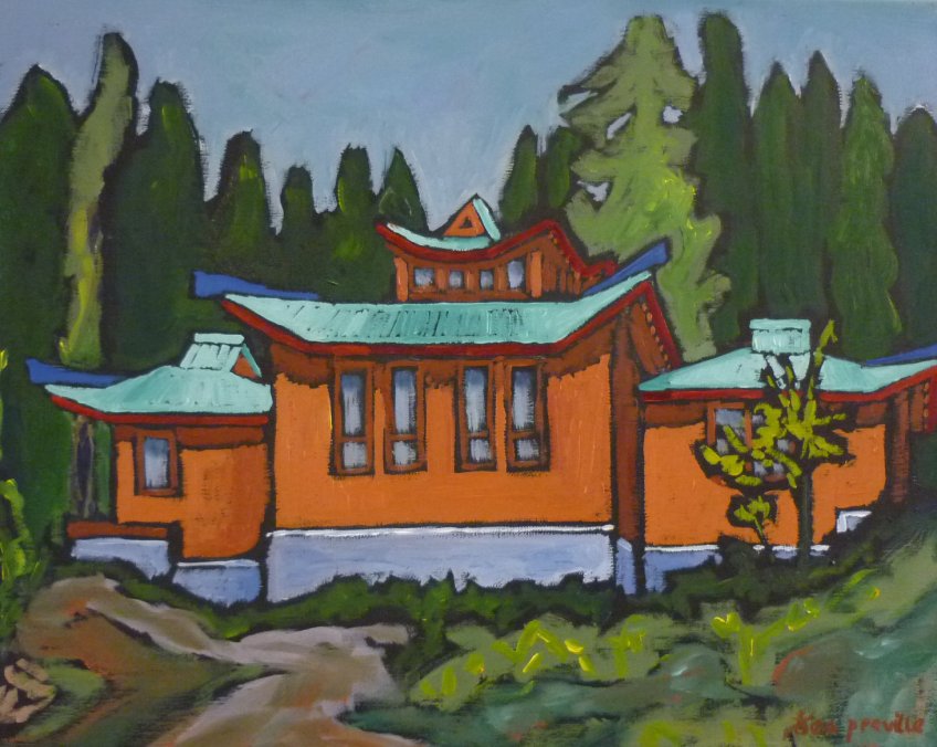 Gompa - Gaden Tashi Choling Retreat, Sproule Creek, BC