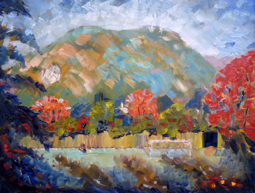 Plein-Air Rosemont School Yard