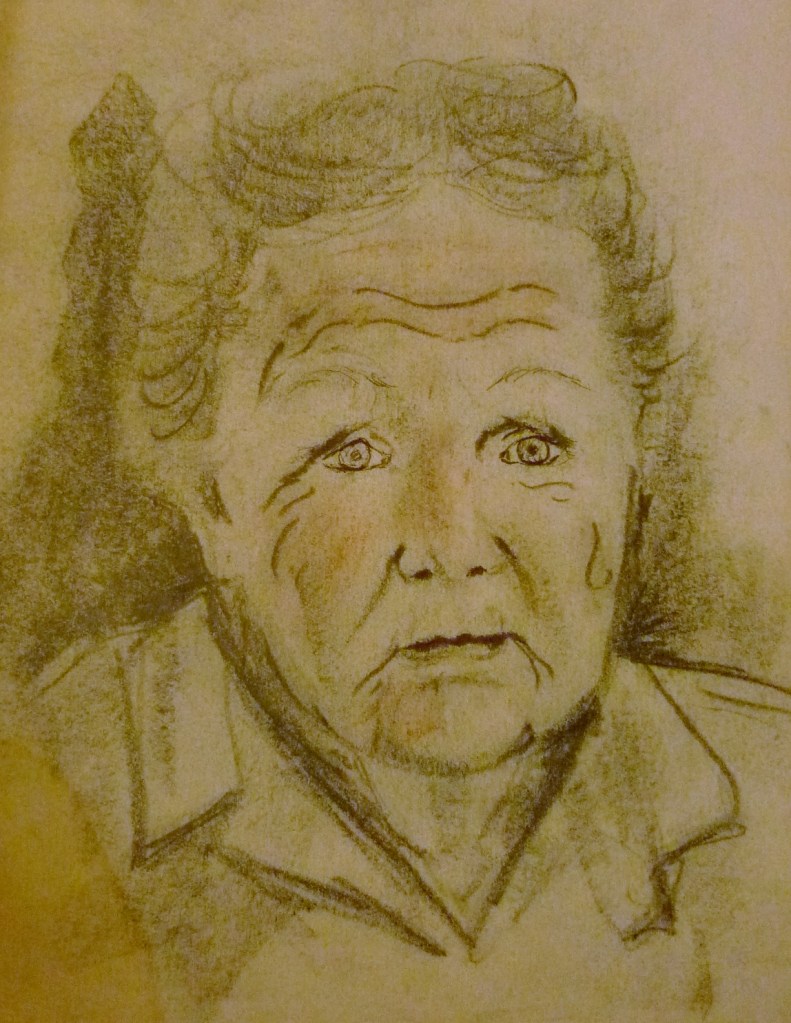 Tea Preville - 1985 - Anonymous - charcoal