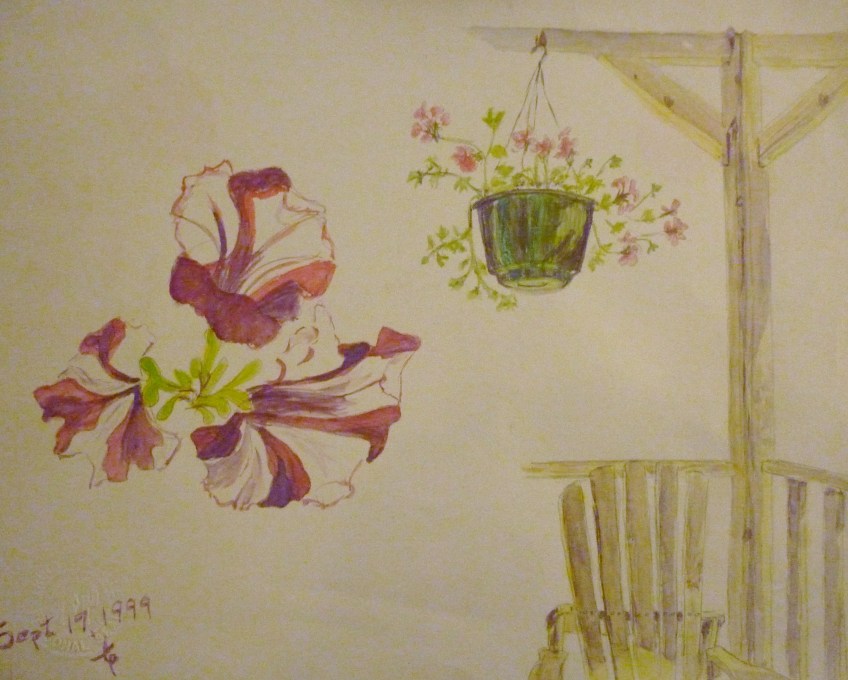 Tea Preville - 1999 - Gazebo - Watercolour