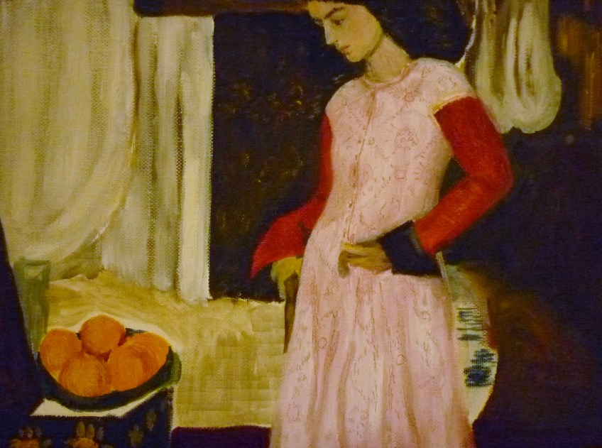 Tea Preville - 1999 - Study for Guinevere - I - oil