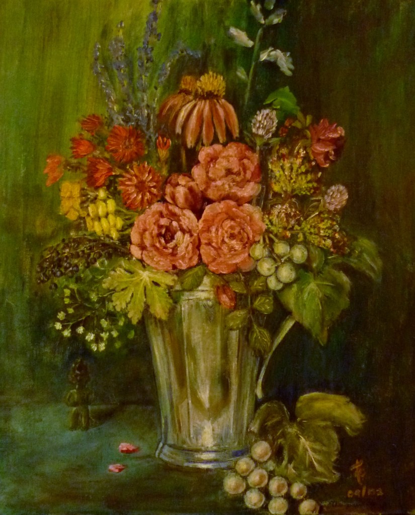 Tea Preville - 2002 - Fall Bouquet - oil