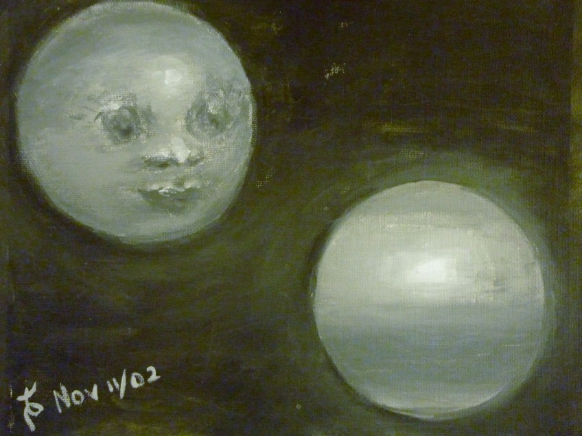 Tea Preville - 2002 - Man in the Moon - Acrylic