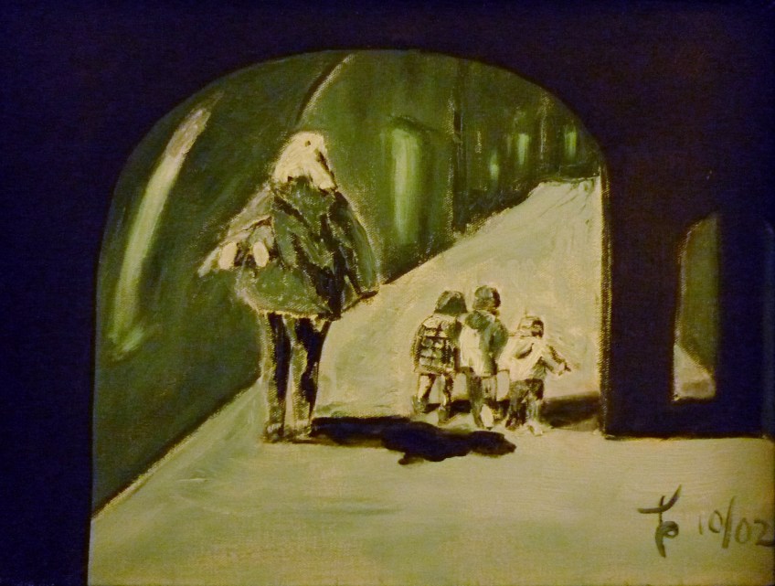 Tea Preville - 2002 - Mom - oil