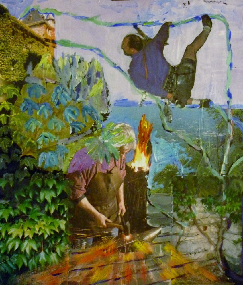 Tea Preville - 2003 - Collage I - Deb Peabody-Thompson Workshop