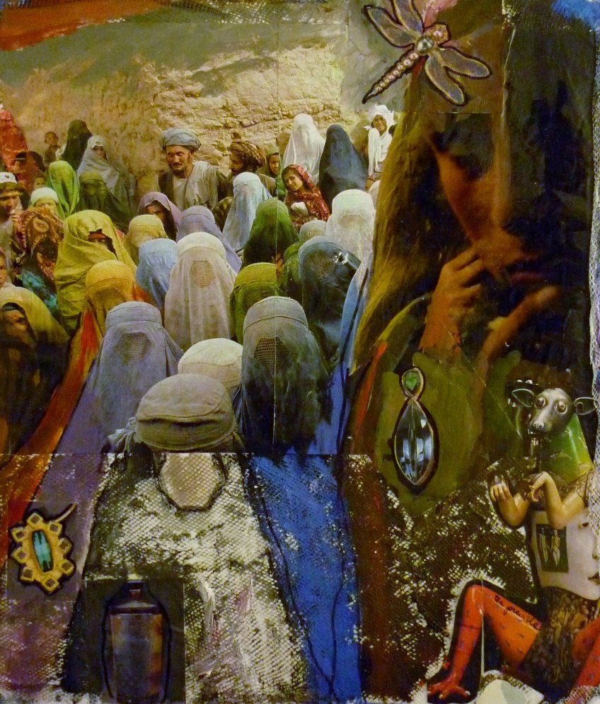 Tea Preville - 2003 - Collage II - Deb Peabody-Thompson Workshop