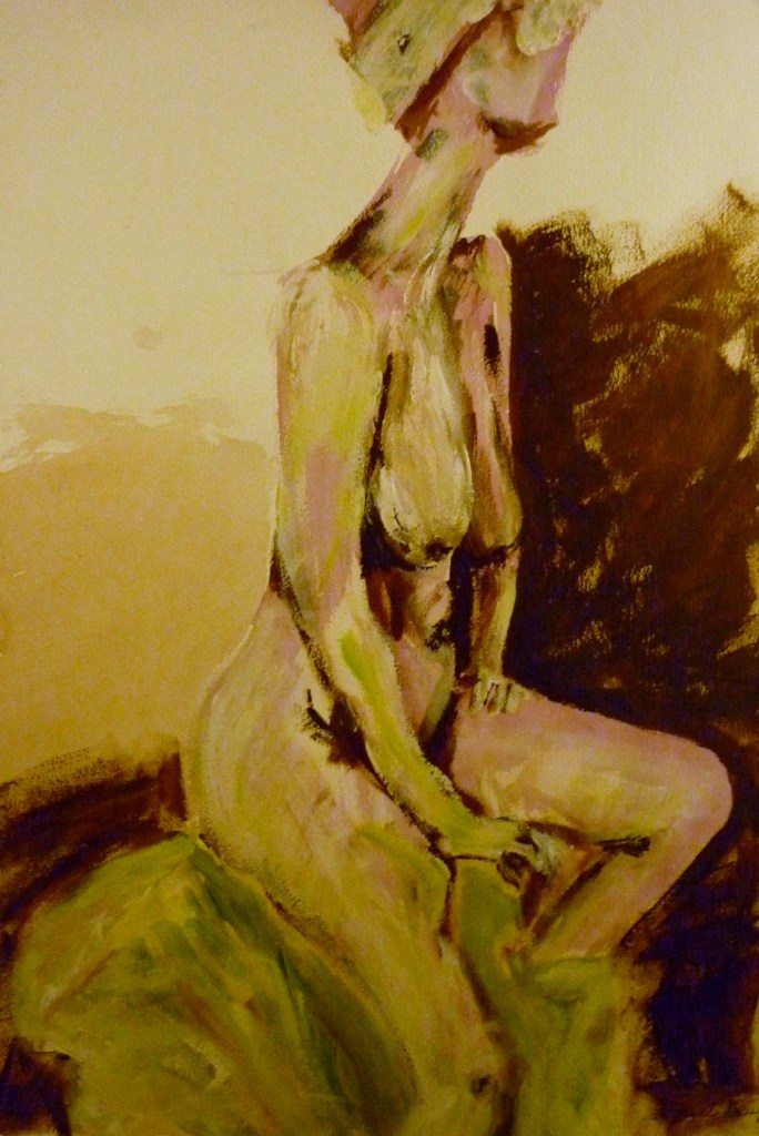 Tea Preville - 2003 - Maya Life Drawing I - acrylic - Deb Peabody-Thompson Workshop