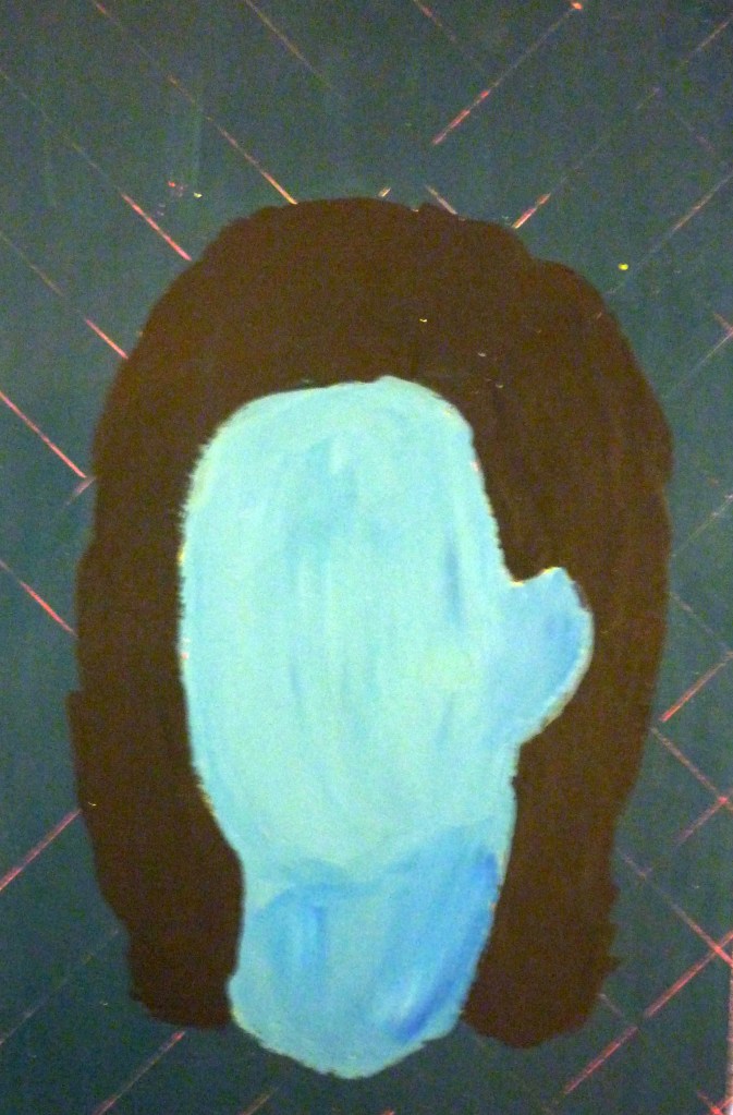 Tea Preville - 2003 - Self-portrait VIII - acrylic