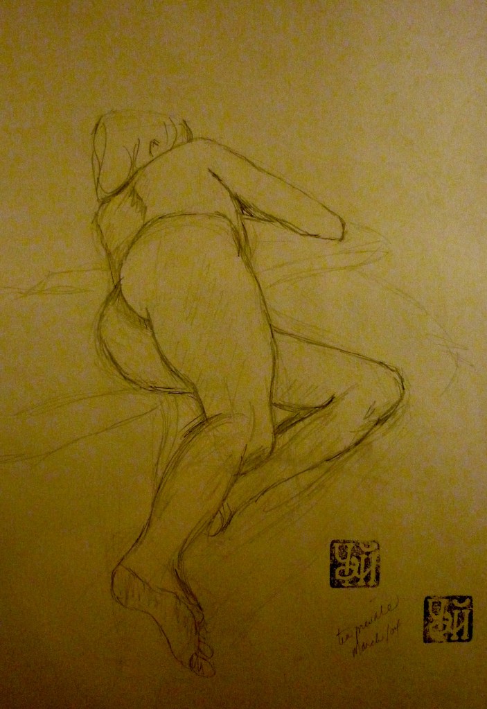 Tea Preville - 2004 - Life I - charcoal