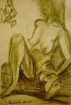 Tea Preville - 2004 - Life II - charcoal