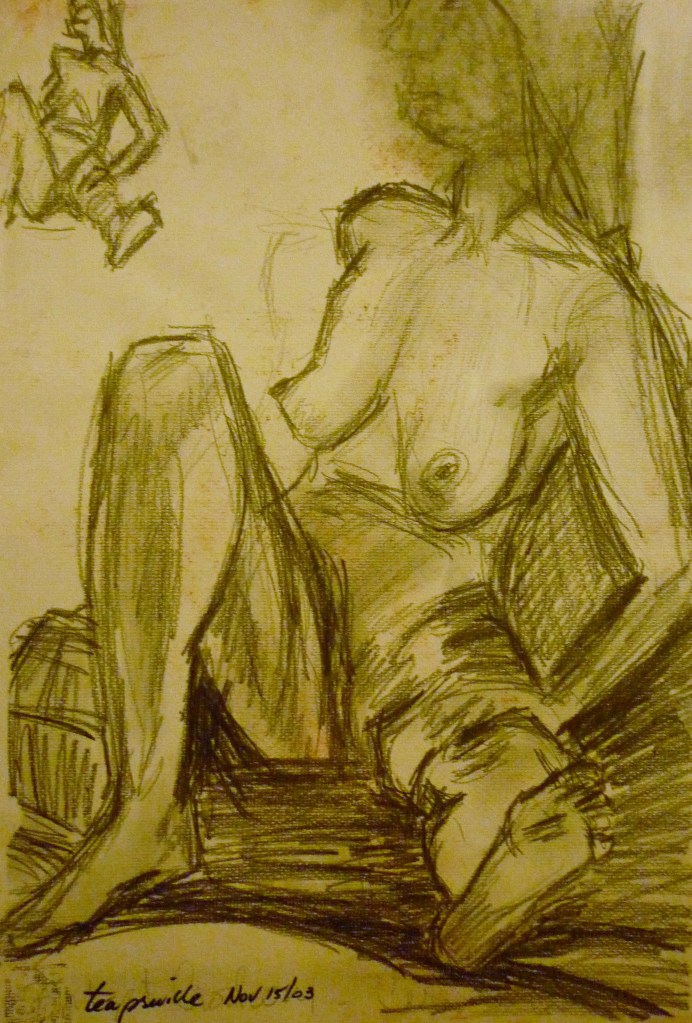 Tea Preville - 2004 - Life II - charcoal