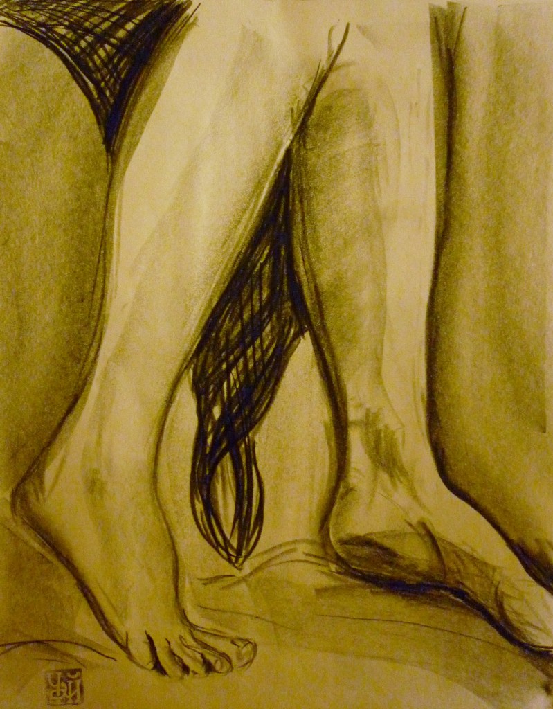 Tea Preville - 2004 - Life VII - charcoal