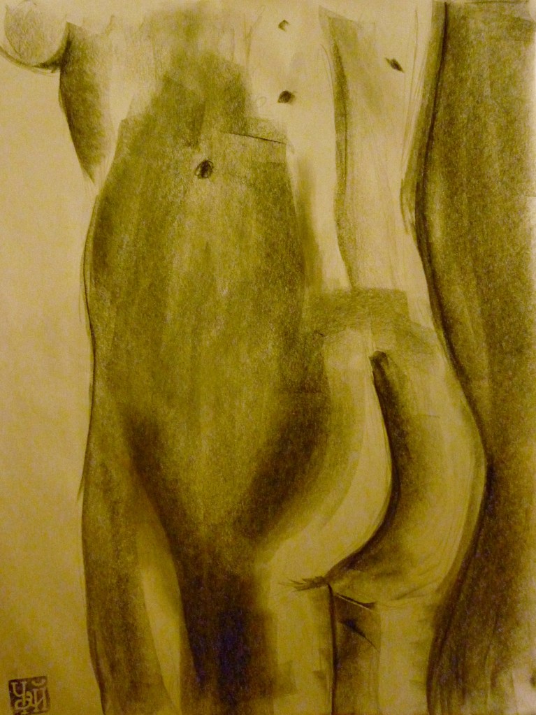 Tea Preville - 2004 - Life VIII - charcoal