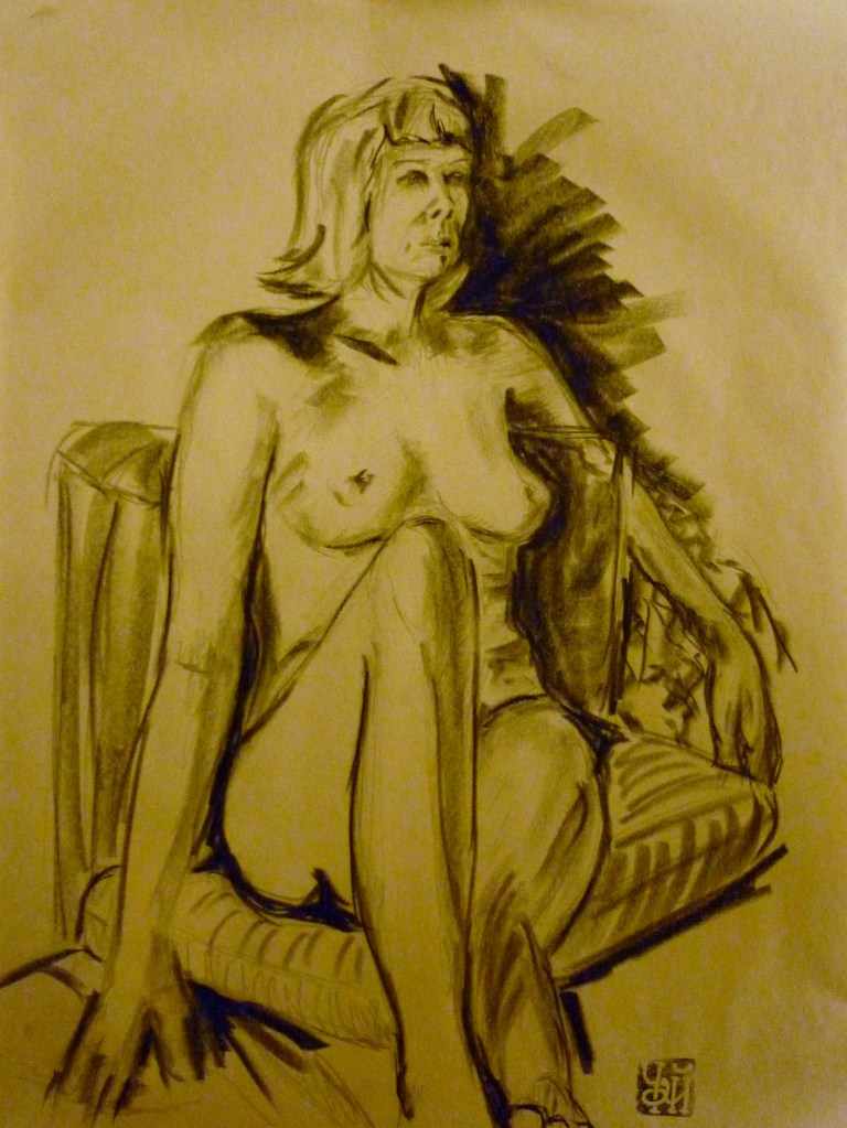 Tea Preville - 2004 - Life VIII - charcoal
