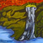 Preville, Tea -Coyote Rock- oil on canvas, 12x12- 2015