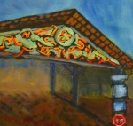 Preville, Tea -Shambhala- oil on canvas, 12x12- 2015