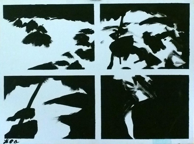 Tea Preville, Liz Wiltzen Workshop 2, oil on board, 2015