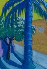 Tea Preville, Mexico 3 , goauche on paper, 2004