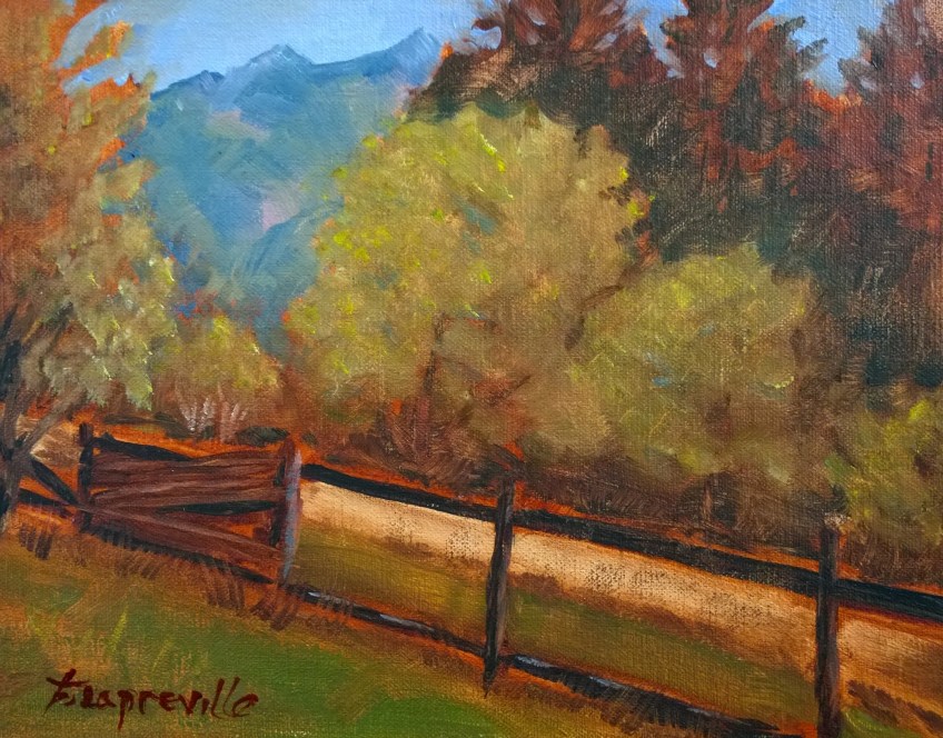 Tea Preville, Wilbur Street, oil on board, 8x10, 2015